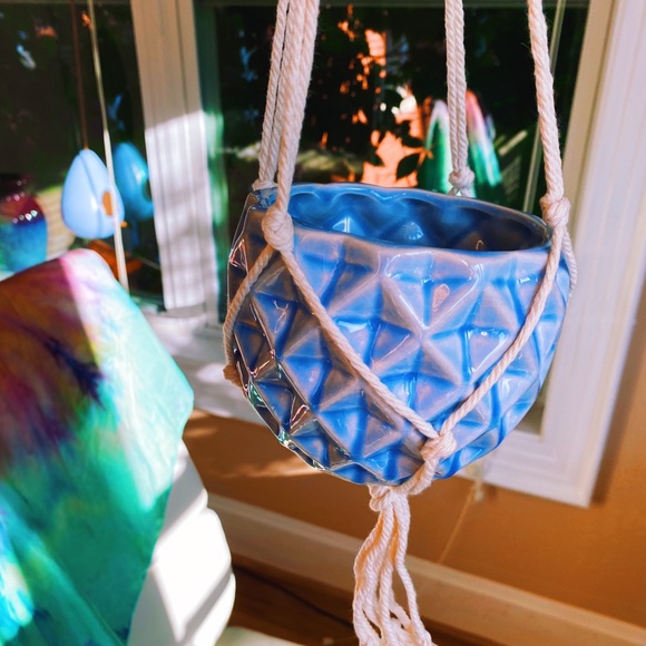 Other - Handmade by Me Kaleidoscope Crochet Planter